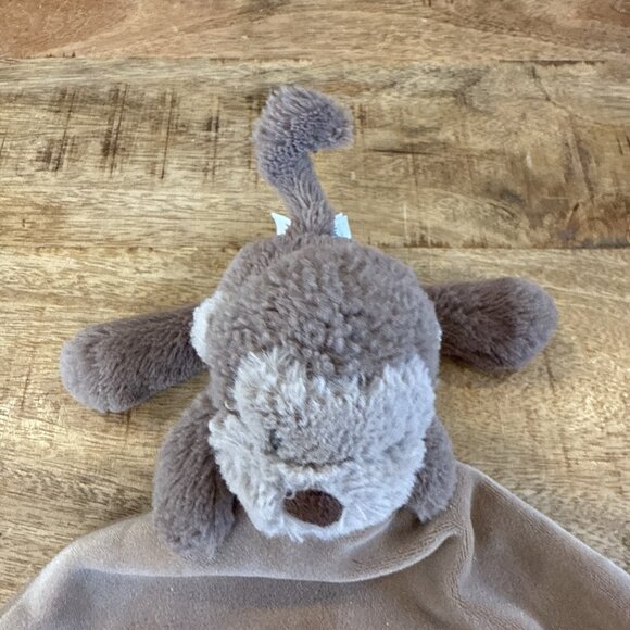 Jellycat Monkey Lovey Brown Soother Security Blanket Baby Nursery Plush Toy - Picture 2 of 5